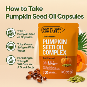 Özel etiket sıcak satış 180 sayısı kabak çekirdeği yağ Softgels testere Palmetto bitkisel takviyesi ile kabak çekirdeği yağ Softgels - Product Image 6