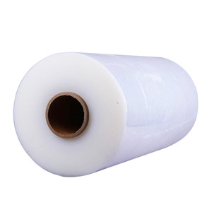 Film plastique transparent PE de 10 cm, 50 cm, 100 cm, film étirable rétractable, film d'emballage industriel - Product Image 1
