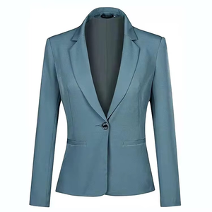 Completo da <span class=keywords><strong>Donna</strong></span> di Alta Qualità, Nuovo Stile, Lussuoso, Formale, Due Pezzi, con Dettagli a Bottoni, Lunghezza Intera - Product Image 2