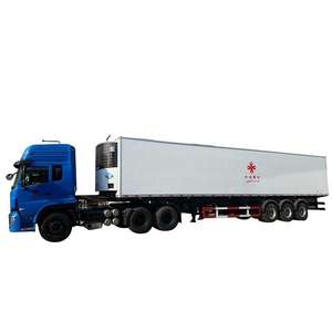 Semi-remorque frigorifique à 3 essieux de 30 tonnes avec groupe frigorifique Thermo King - Product Image 1