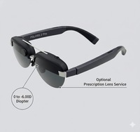 Kacamata Video AR VR PGLASS 2 Pro Layar OLED 0,6 Inci 43,5 FOV 120Hz DP Tipe C Layar Virtual 160 Inci