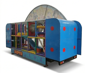 Remolque de juegos infantiles móvil personalizado para interiores con trampolín y piscina de bolas - <span class=keywords><strong>Centro</strong></span> de juegos blandos portátil para negocio de <span class=keywords><strong>alquiler</strong></span> de eventos infantiles - Product Image 3