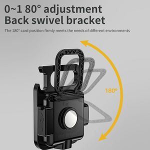 Superheldere IP54 waterdichte ABS mini draagbare platte zaklamp magnetische oplaadbare sleutelhangerlamp led-zaklamp flesopener - Product Image 3