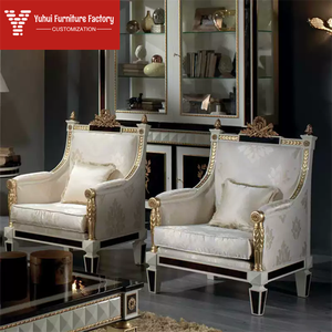 Elegante Sofá Chesterfield de Una Plaza, Nuevo Diseño de Lujo, Tallado, de Alta Gama, Extensible, para Sala de Estar - Product Image 2
