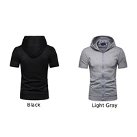 Nouveau Sweat à Capuche Zippé en Polaire pour Homme 2026, Haute Qualité, Manches Classiques, Logo Personnalisé, Anti-Rétrécissement, Vêtement de Sport, Motif Imprimé Uni, Grandes Tailles