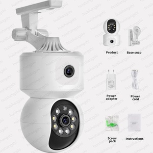 Caméra de surveillance vidéo sans fil Yoosee HD 6MP WiFi IP à double objectif et double écran, moniteur bébé PTZ avec suivi automatique pour la maison - Product Image 6