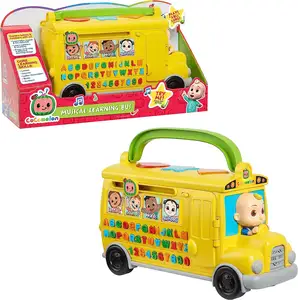 Autobús de aprendizaje musical, el reconocimiento de números y letras para niños aprendiendo, fonética - Product Image 1