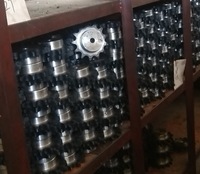 Piñón de cadena de 15 dientes procesado por hobbing Skylon, precio mayorista económico, 60A 60B 70A 70B 80A 80B, con cadena