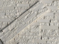 Pierre de parement en pierre naturelle empilée, pierre de culture, brique de mur, pierre Lengde, pierre calcaire blanche, panneau mural en pierre de culture, revêtement