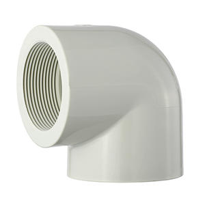 Raccord coudé Rongsheng PPH 90 degrés à filetage interne simple ou double, raccords de soudure pour tuyaux composites - Product Image 1