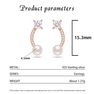 Shell Pearl Necklace S925 <b>Silver</b> Gold Plated Minimalist Pendant Jewelry for Women Elegant Bridal Wedding Anniversary Gift - Product Image 6