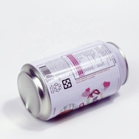 Cilindro de aluminio Envasado de alimentos Latas de bebidas personalizadas redondas pequeñas Puede comprimir camiseta Empaquetado Camiseta Forma Caja de lata