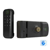 Serrure connectée étanche pour porte d'entrée de location, en alliage d'aluminium, avec application, empreinte digitale et code cloud