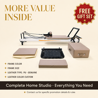 Reformer de Pilates Commercial en Aluminium en Promotion avec Planche de Pilates Reformer