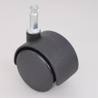 Roulettes pivotantes universelles en nylon de 1,5 pouce (40 mm) avec tige de fixation, écologiques et durables, pour cuisine, chambre et salon