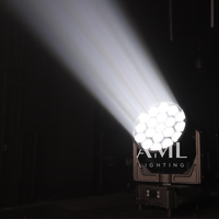 Lampu Panggung LED Wash Moving Head IP65 19*60W RGBW atau RGBL