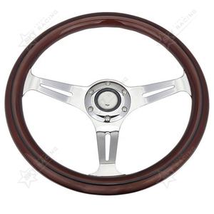 <span class=keywords><strong>Volant</strong></span> de direction classique universel 14 "350mm en <span class=keywords><strong>bois</strong></span> pour <span class=keywords><strong>Mercedes</strong></span> Chevrolet - Product Image 1