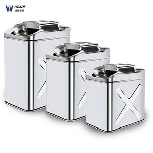 Bidon en acier inoxydable 304 de haute qualité, carré, 10l, 15l, <span class=keywords><strong>20l</strong></span>, 25l, 30l, 35l, 40l, 50l, 60l, pour eau, essence, diesel - Product Image 2