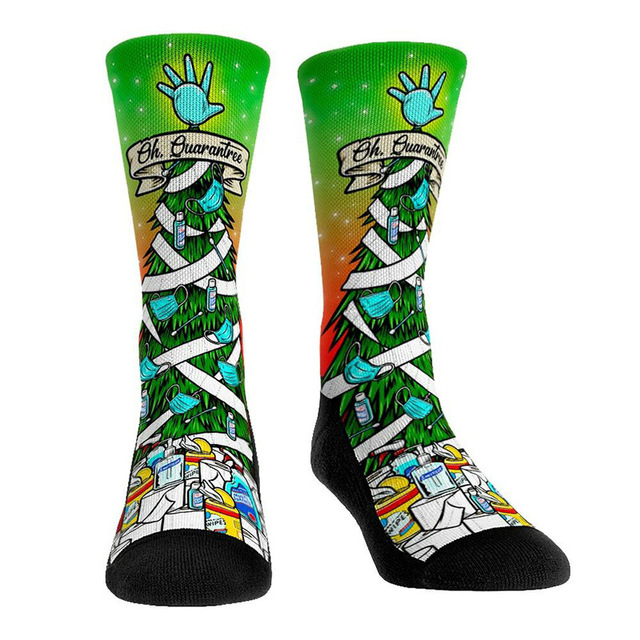 Popular 3D Printing Socks Digital Printing Socks European and American Printed Socks