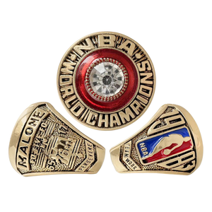 Vente directe d'usine, bague de championnat de basket-ball des Philadelphia <span class=keywords><strong>76ers</strong></span> 1983, plaquée or, alliage de mode, pierres précieuses - Product Image 6