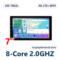 Reproductor Android para Auto Universal N5 de 7 Pulgadas con Android 12, 8 Núcleos, 128GB/256GB de Almacenamiento, Carplay Inalámbrico, Android Auto, DSP, Radio 4G Estéreo