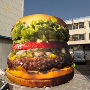 Ballon gonflable réaliste en forme de poulet frit et de <span class=keywords><strong>burger</strong></span> pour la publicité et la décoration des restaurants de restauration rapide - Product Image 5