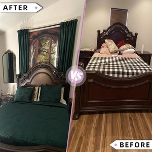 พรมผนังแขวนผนังสวยสง่าลายหน้าต่างลายป่ากลางแจ้ง - Product Image 5