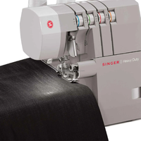 Machine à coudre surjeteuse Singer 14HD854 robuste à 2, 3 ou 4 fils pour cuir, jeans et usage domestique