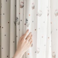 Cortinas Transparentes de Alta Calidad, Cortinas de Voile de Poliéster Semitransparentes para Balcón y Dormitorio