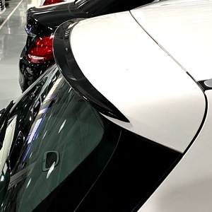 สปอยเลอร์หลัง Mercedes-Benz สีดำ Piano Black ABS รูปทรงปีก สำหรับ C-Class Wagon S205 ปี 2015-2020 - Product Image 3