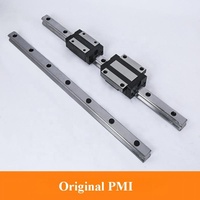 Blocs de roulement linéaires à bride de haute précision et faible bruit TAIWAN PMI, séries MSA20/25/30/35/45/55/65