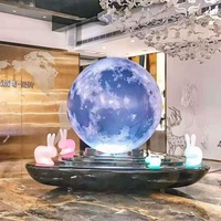 Modèle personnalisé de boules de lune de la terre d'Inflatables de la publicité de PVC pour la promotion efficace de produit
