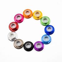Écrou hexagonal autobloquant en alliage d'aluminium, antidérapant, multicolore, pour pièces de voiture RC et de quadricoptère