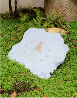 Plaque commémorative extérieure personnalisée pour chien et chat avec options de personnalisation