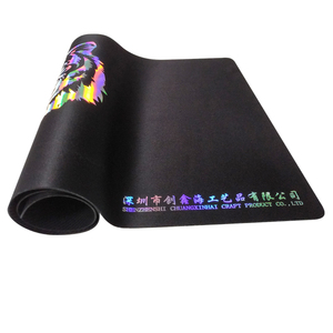 Mới Đến Vàng Sliver Lá Dập Ba Chiều Logo Xây Dựng Thương Hiệu Cao Su Thiên Nhiên Chuột Chơi Game Pad Chuột Mat Cho Máy Tính Máy Tính Xách Tay - Product Image 1