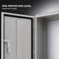 Boîtier de distribution métallique IP55 en tôle avec porte scellée pour équipement électrique 115x75x55mm Personnalisé
