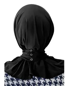2023ปรับแต่งการออกแบบที่ดีที่สุดขายมุสลิมฮิญาบ Amira 1ชิ้นง่ายฮิญาบผ้าพันคอทันทีธรรมดาที่มี Snaps