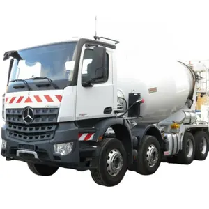 Mercedes Be nz AROCS 3236 8x4 BÉTON CIMENT MIXER CBM Transport en forme de poudre sèche en vrac Réservoir de ciment Semi-remorque