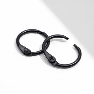 Anneaux de reliure YIWANG de 0,6 pouce, noirs, pour cartes flash et index - Product Image 1