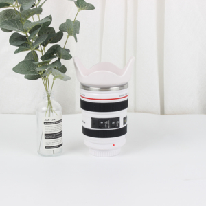 Chất lượng cao đôi tường <span class=keywords><strong>3D</strong></span> Máy ảnh ống kính cốc nước bằng thép không gỉ ống kính cốc cà phê cốc - Product Image 5