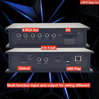 31 EQ Araç Android Ekolayzır Amfi Uygulama Kontrolü 4 Giriş 4 Çıkış 6CH RCA Çıkış RMS 50W 4 Kanal Sınıf AB DSP Araç Amfisi