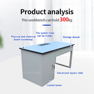 Fabriek Op Maat Werkplaats Industrieel Profiel Werkbank Assemblagelijn Staal Esd Tafel Elektronische Cleanroom Werkbank - Product Image 2