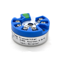 High Accuracy Temperature Transmitter Module 0.2%FS 4-20mA PT100 for Process Control