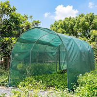 Filet d'ombrage tricoté en HDPE vert 4x50, taux d'ombrage 35-95% pour serres, jardins potagers, fermes et protection solaire des plantes
