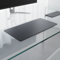 Tapis de bureau en verre trempé de 3 mm, grand format, impression sur verre