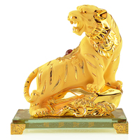 2025 résine Feng Shui Statue maison bureau singe vache bureau décoration zodiaque Statue sable doré Collection cadeau Collection