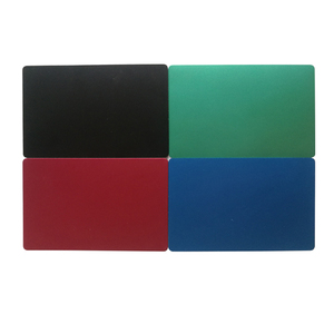 Custom 1mm in metallo biglietto da visita in bianco multicolore carta di nome in alluminio anodizzato inciso al Laser carta portafoglio per regalo d'affari - Product Image 1