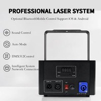 Projecteur laser professionnel 40W pleine couleur haute précision RGB DMX512 ILDA IP33 pour scène et discothèque