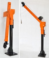 JYH Petit Chariot Élévateur Grue Atelier Machines Mini Pickup Portable Hydraulique Camion Mobile Jib Grue avec Télécommande pour les Ventes