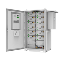 Armoire de stockage d'énergie solaire LiFePO4 avec refroidissement intelligent par air, structure à deux niveaux, protection IP55, usage industriel